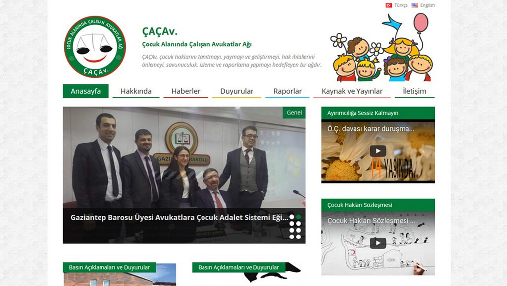 Website of ÇAÇAv