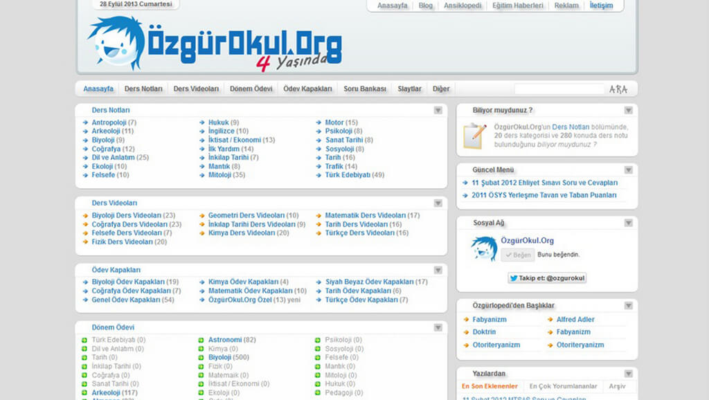 Education site ÖzgürOkul.Org