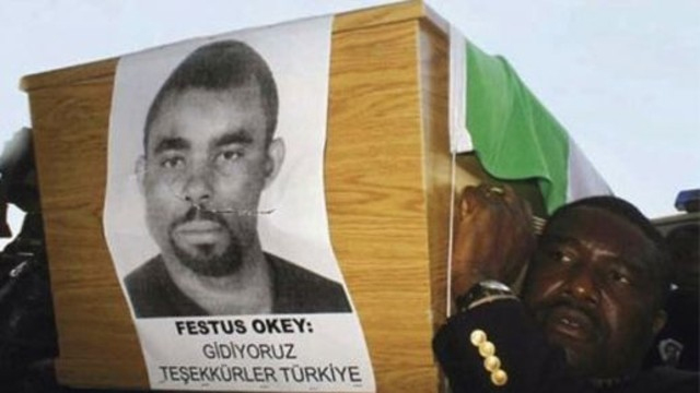 Festus Okey cinayeti: Gidiyoruz, teşekkürler Türkiye!