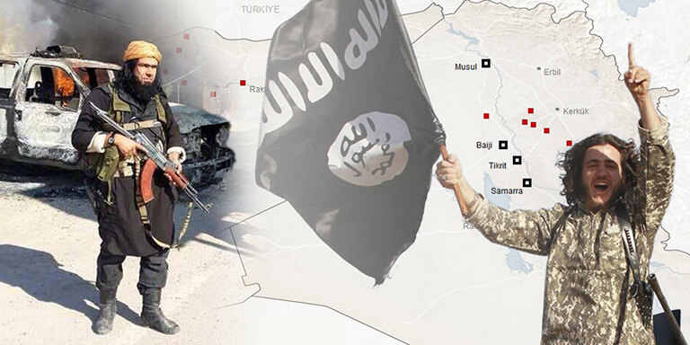 IŞİD'in, Irak ve Suriye'deki varlığı haritası