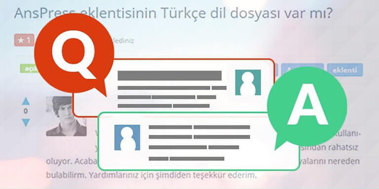 WordPress AnsPress eklentisi Türkçe dil dosyası